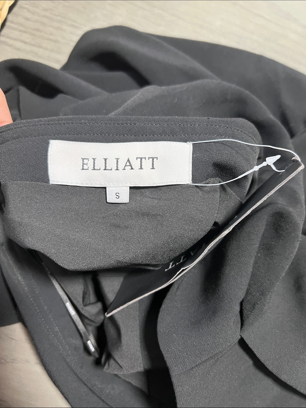 Elliatt Isadora Gown in Black NEW Black size Small maxi floor gala - Picture 6 of 6